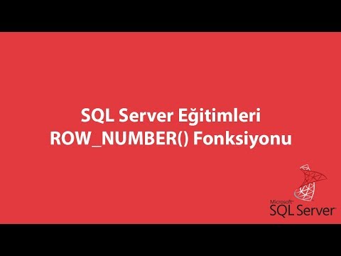 Video: Rownum SQL'de nasıl çalışır?