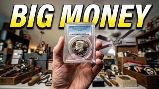 Amazing Garage Sale Coin Finds! 50.00 to 300.00! Hidden Treasure While Thrifting