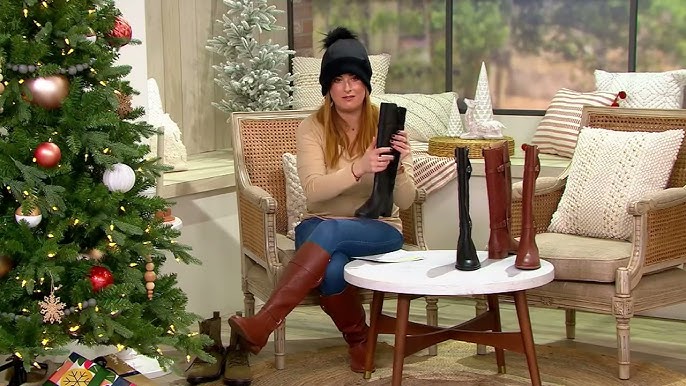 Louise et Cie Suede Lace-up Tall Shaft Boots - Voshell on QVC 