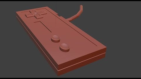 Making the wire for a NES controller on blender 4.2.