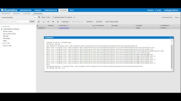 How to Import, Publish and Unpublish customization packages in Acumatica