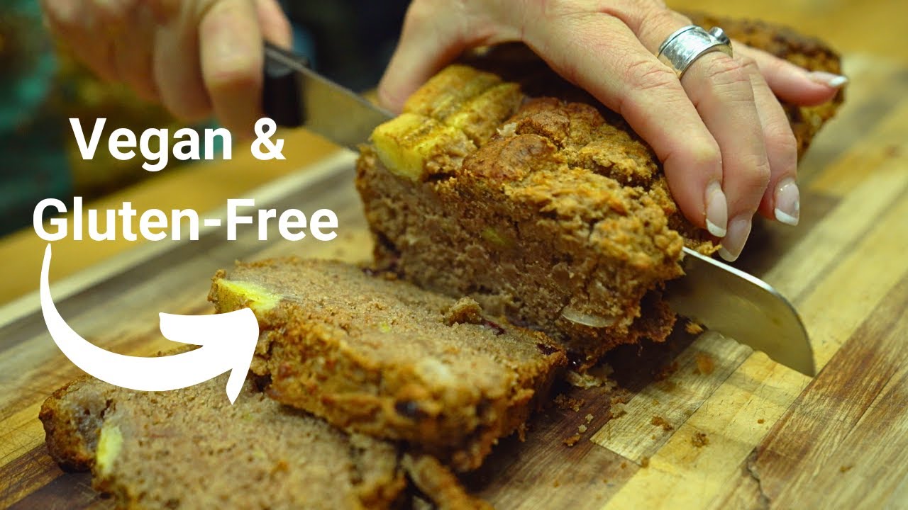 Sugar Free & Gluten-Free Banana Bread Recipe🍌 Moist, Fluffy and Crunchy!!