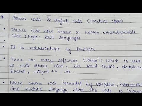 Source Code & Object Code (Machine code) ||Kisha Learner || @kisha2104