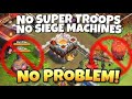 Th11 best attack strategy on any th11 base 3 star HYBRID attack without siege machine🫶🏻❤️