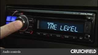 Alpine CDE-121 CD Receiver Display and Controls Demo | Crutchfield Video