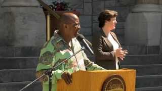 Juneteenth Flag Raising, 6-15-2012