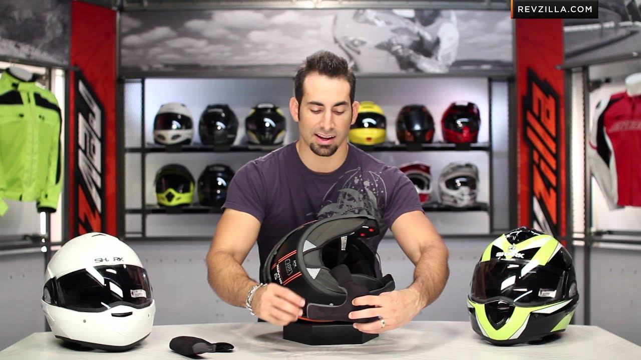 Shark Evoline 3 ST Helmet Review at RevZilla.com - YouTube