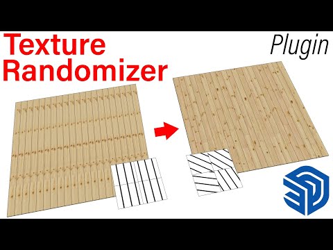 Texture Randomizer Plugin for SketchUp - TutorialsUp (TutorialsUp)