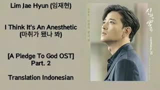 Download lagu Lim Jae Hyun (임재현) – I Think It's An Anesthetic (마취가 됐나 봐) Lyrics INDO A Pledge To God OST Part. 2