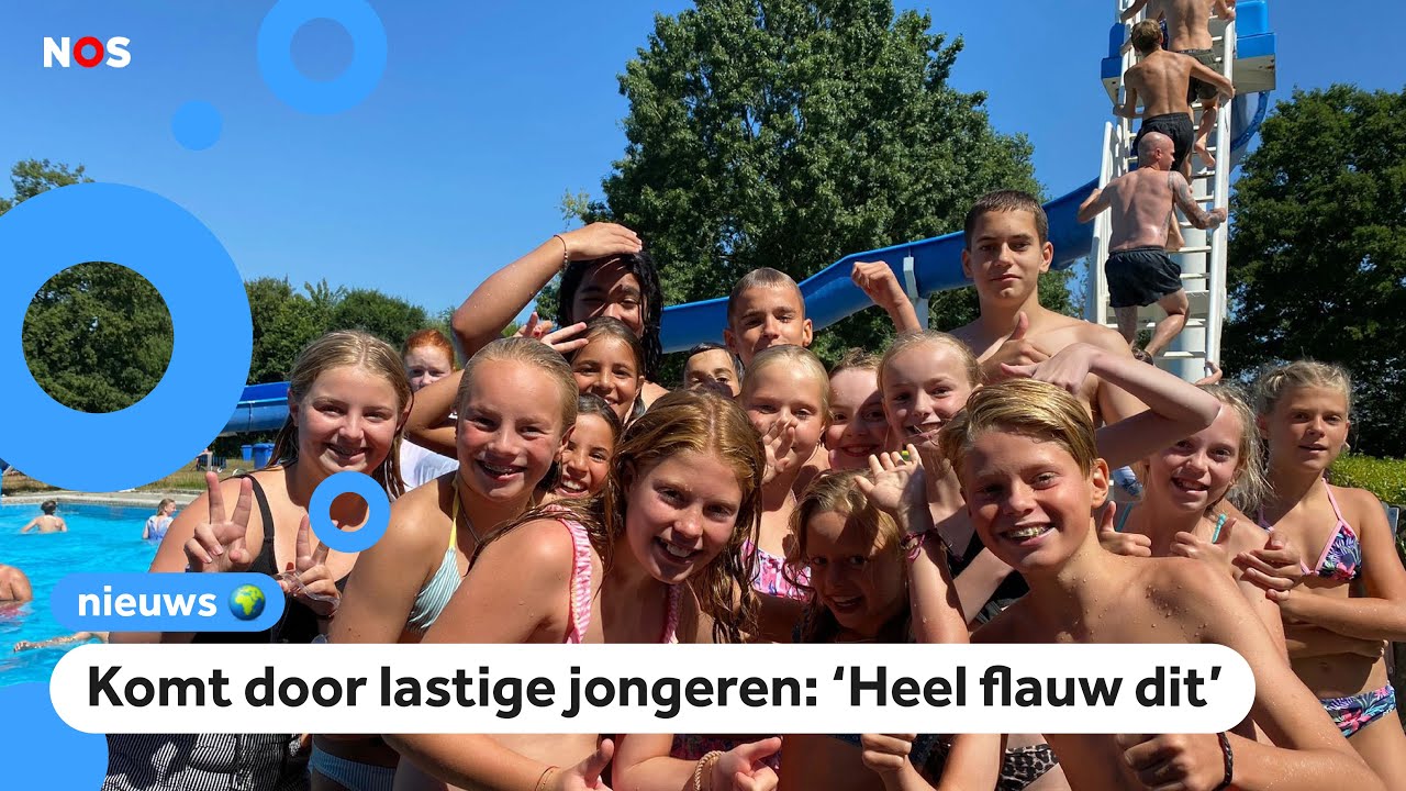 Bij dit zwembad moet je vader of moeder verplicht mee