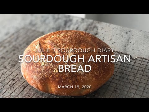 Basic Sourdough Bread Recipe with My New Sourdough Starter / 새로만든 사워도우 스타터로 만드는 기본 사워도우 브래드/천연발효빵