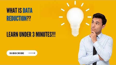 How to do Data Reduction in Data Mining??