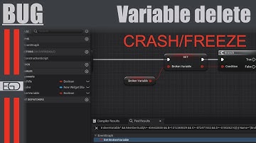 UE5 Crash or freeze on compile after deleting variable (FIX)