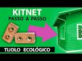 KITNET ECONÔMICA: Como Construir com TIJOLO ECOLÓGICO -1de2