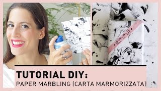 Tutorial Diy Paper Marbling Carta Marmorizzata