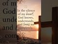 #faith #trustgod #godknows #spiritualpeace #innerpeace #godislove #christianinspiration