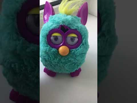 2012 Hasbro Furby Boom Interactive Electronic Toy Aqua A3124 TESTED + BOX