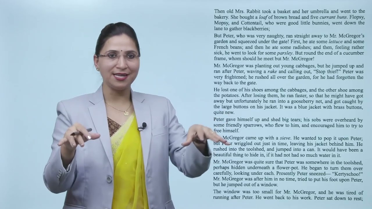 Ch 6 | Meta Books | Root English | Class 03 | The Tale of Peter Rabbit | For children