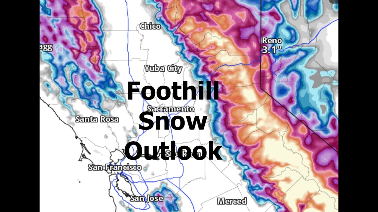 Foothill Snow Outlook. Timing And Amounts. The Evening Briefing 2-15-26 ...