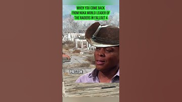 BECOMING NUKA-WORLD’S RAID BOSS RUINED MY FRIENDSHIP WITH PRESTON 😂 #falloutlore #fallout4 #fallout