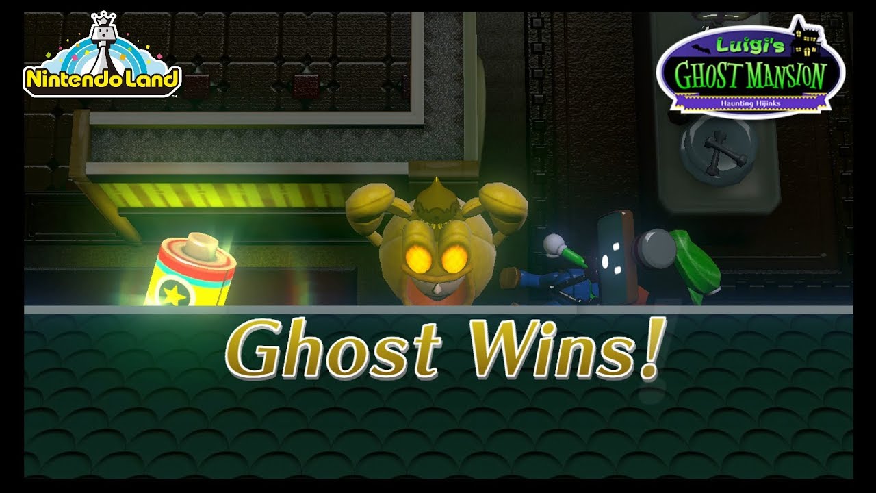 Nintendo Land - Luigi's Ghost Mansion - YouTube