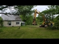 The Demolition of an Abandoned Old House