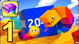 Cube Arena 2048: Merge Numbers - Gameplay Walkthrough Part 1 Intro,Tutorial ( Android,iOS ) screenshot 2