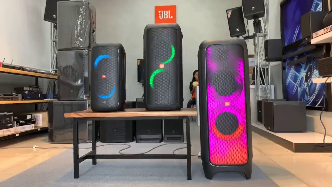 Jbl partybox сравнение