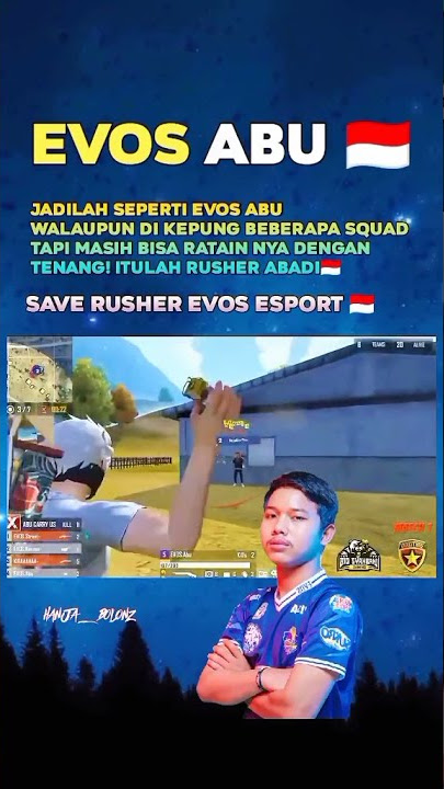 💢 STORY WA FREE FIRE 30 DETIK || EVOS ABU BANTAI 1 SQUAD SECARA SENDIRIAN 💢