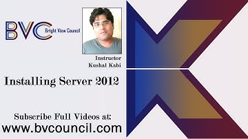 MSCE-Windows Server 2012-Installing Server 2012-Class 3