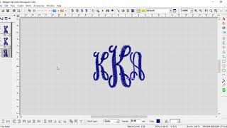 Monogram for a Cap
