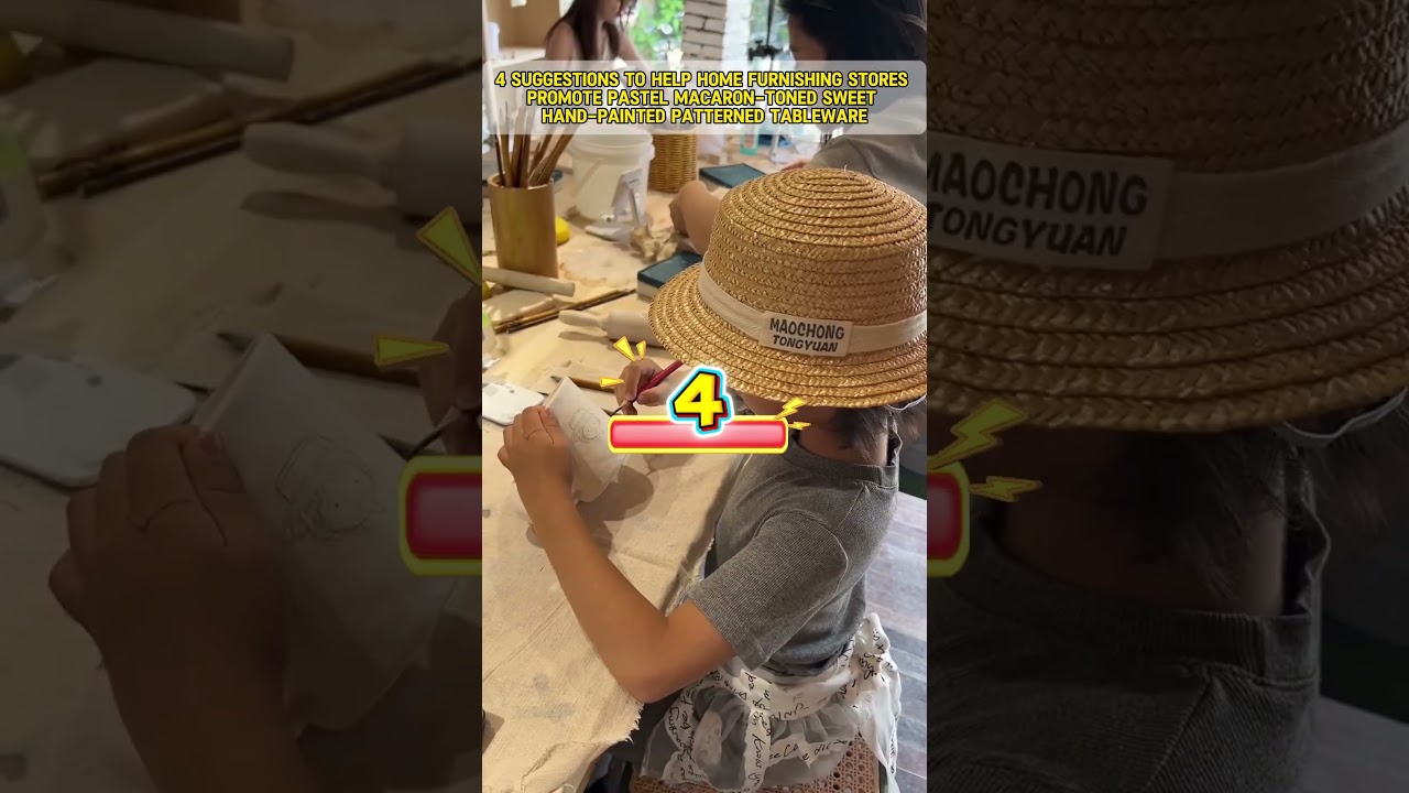 4 Ways to Market Pastel Macaron Hand-Painted Tableware for Home Stores