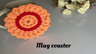 Crochet Mug coaster tutorial 