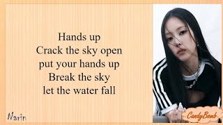 MEOVV 'HANDS UP' EASY LYRICS