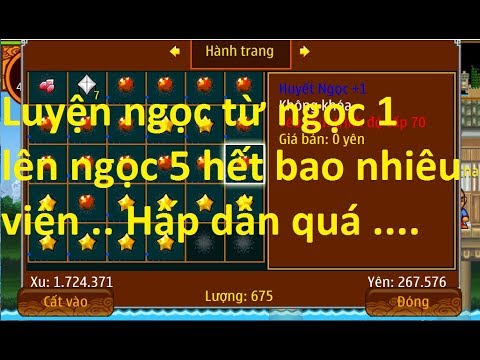 Video Ninja school - Phân tích | Luyện ngọc từ cấp 1 lên cấp... - youtube