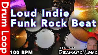 Indie Rock Drum Beat 100 BPM | 20 Min Loop That Devours Hours