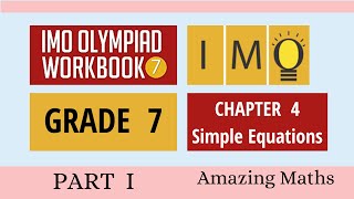 IMO Grade7 Chapter4 Part1- Questions 1-10 #SOF #IMO #Olympiad #Grade7 Amazing Maths