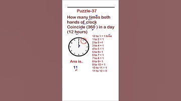 How many hands both hand of clock make 360 angle?