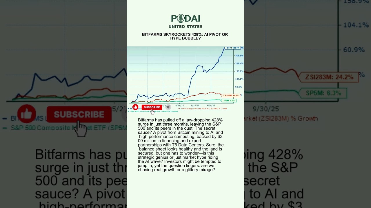 Bitfarms Skyrockets 428%: AI Pivot or Hype Bubble?