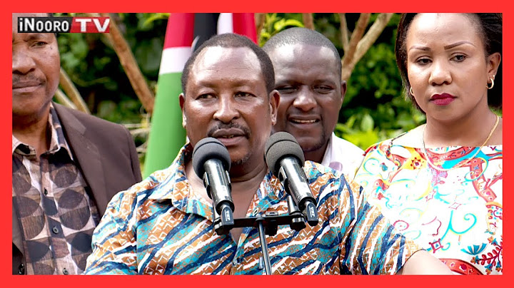 Mũmbunge wa tene Peter Mwathi kũhithũria marĩa mahanĩkire Limuru