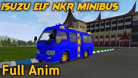 Mod Isuzu Elf Nkr Minibus || DETAIL (BUSSID)