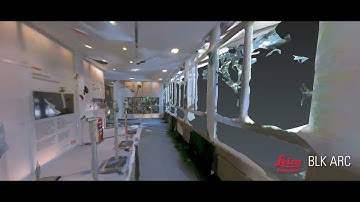 Automatically generated mesh from HxDR collected by Leica BLK ARC on Boston Dynamics SPOT