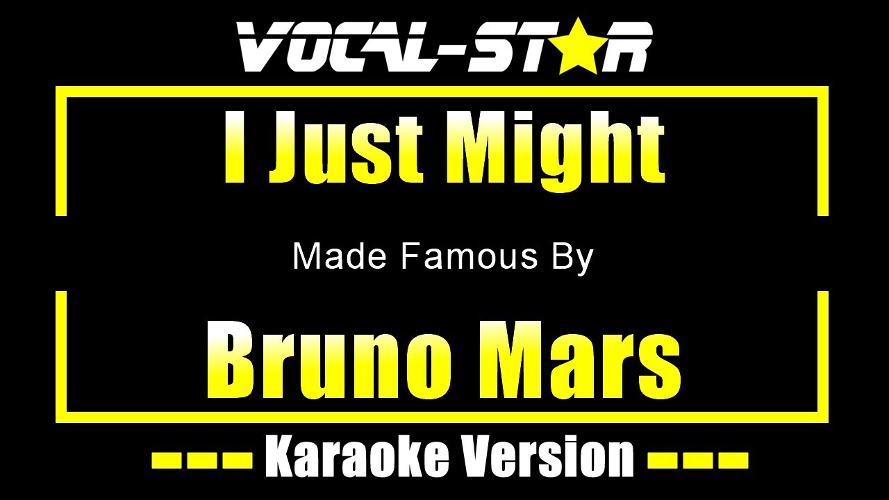 I Just Might - Bruno Mars КАРАОКЕ