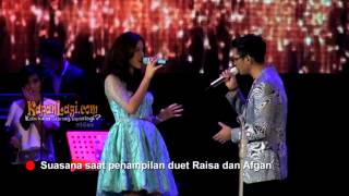 Intip Konser Raisa dan Afgan di Sini! Mesra Banget