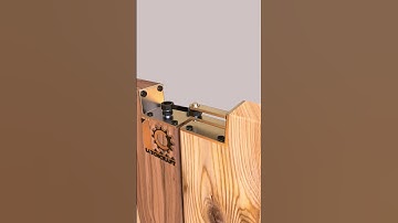 One Move – And the Gate Is Locked! 🔒🪵#SlidingLatch #WoodworkDesign #DIYLatch #LatchCraft #GateLock