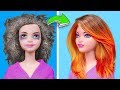Clever Barbie Hacks vs Disney Princess Hacks Challenge! 13 Dolls Hacks And Crafts