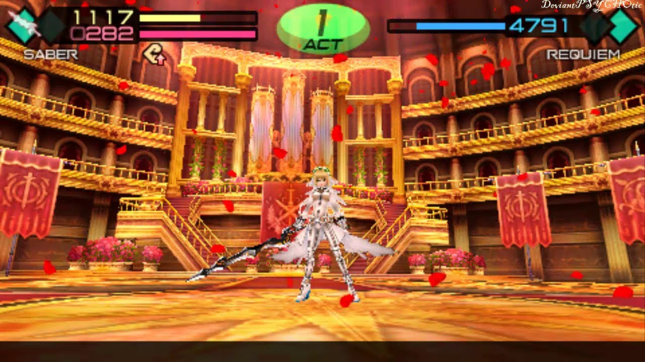 Fate EXTRA CCC (Saber)★Ch4 Bad End~ Part 5 ★Lets Play PSP - YouTube