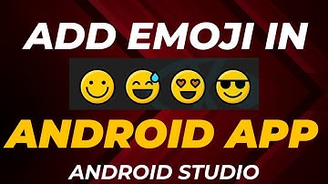 Add  👉😎Emoji to Android Studio App Development | Easy Tricks | Hindi | Technical Sushil