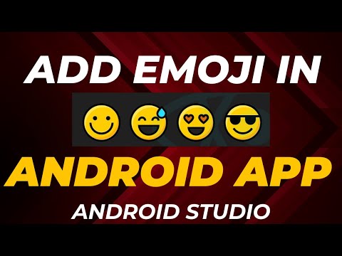 Add  👉😎Emoji to Android Studio App Development | Easy Tricks | Hindi | Technical Sushil