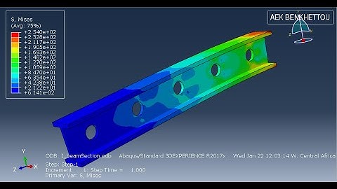 Abaqus Tutorial 4 (basic):Simply Supported Beam